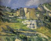 Paul Cezanne Masion en Provence-La vallee de Riaux pres de l'Estaque Germany oil painting artist